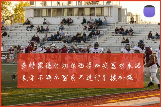 多特蒙德对切尔西召回安塞尔米诺表示不满冬窗或不进行引援补强